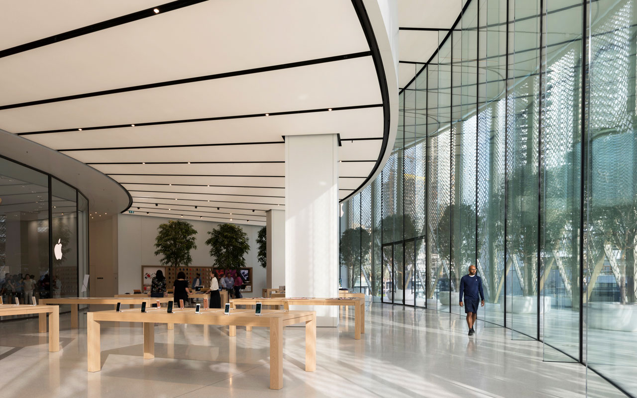 Apple Dubai Mall — Foto: Foster + Partners