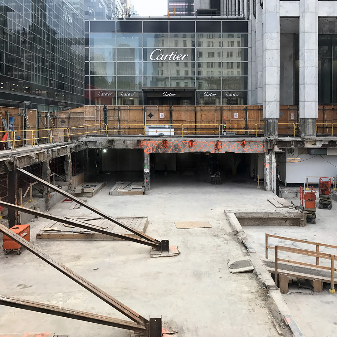 Baustellenkaleidoskop: Apple Fifth Avenue