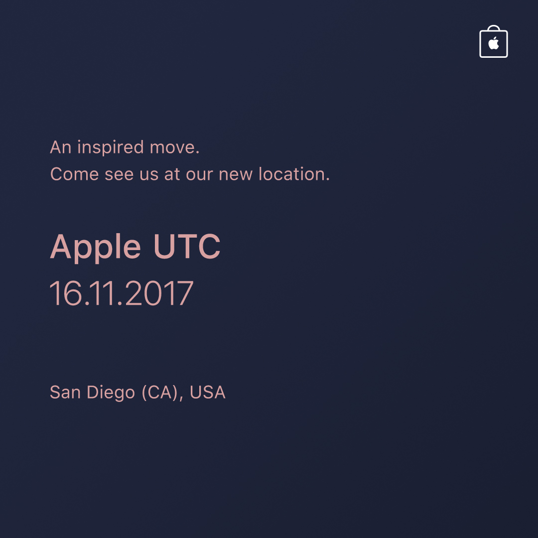 Wiedereröffnung: Apple UTC