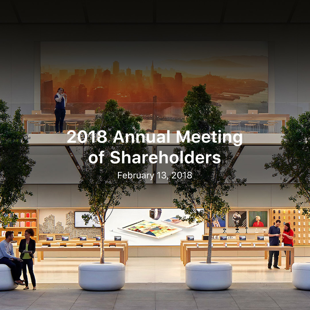 2018 Annual Meeting of Shareholders