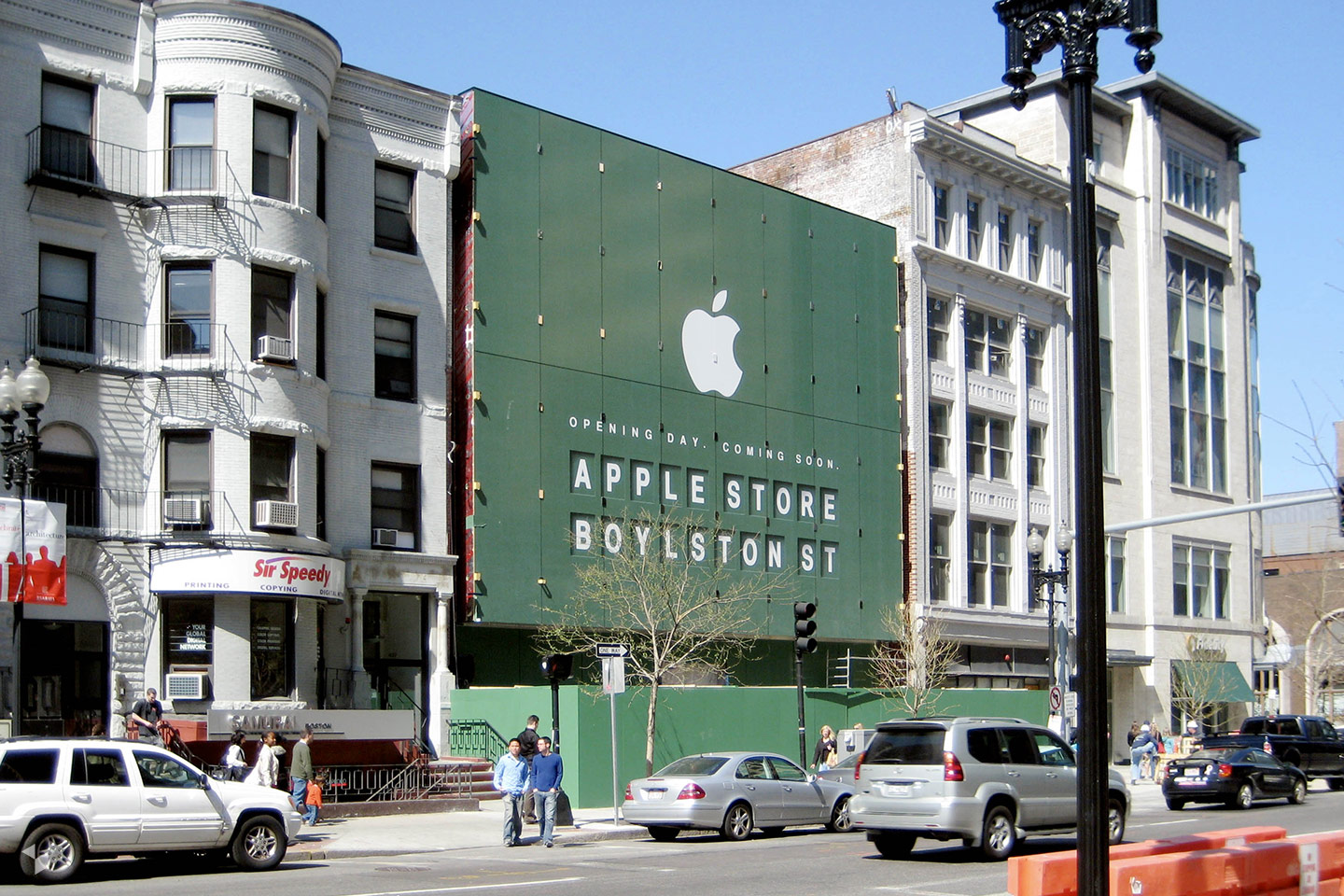 Apple Boylston Street in Boston (USA) eröffnete am 15. Mai 2008