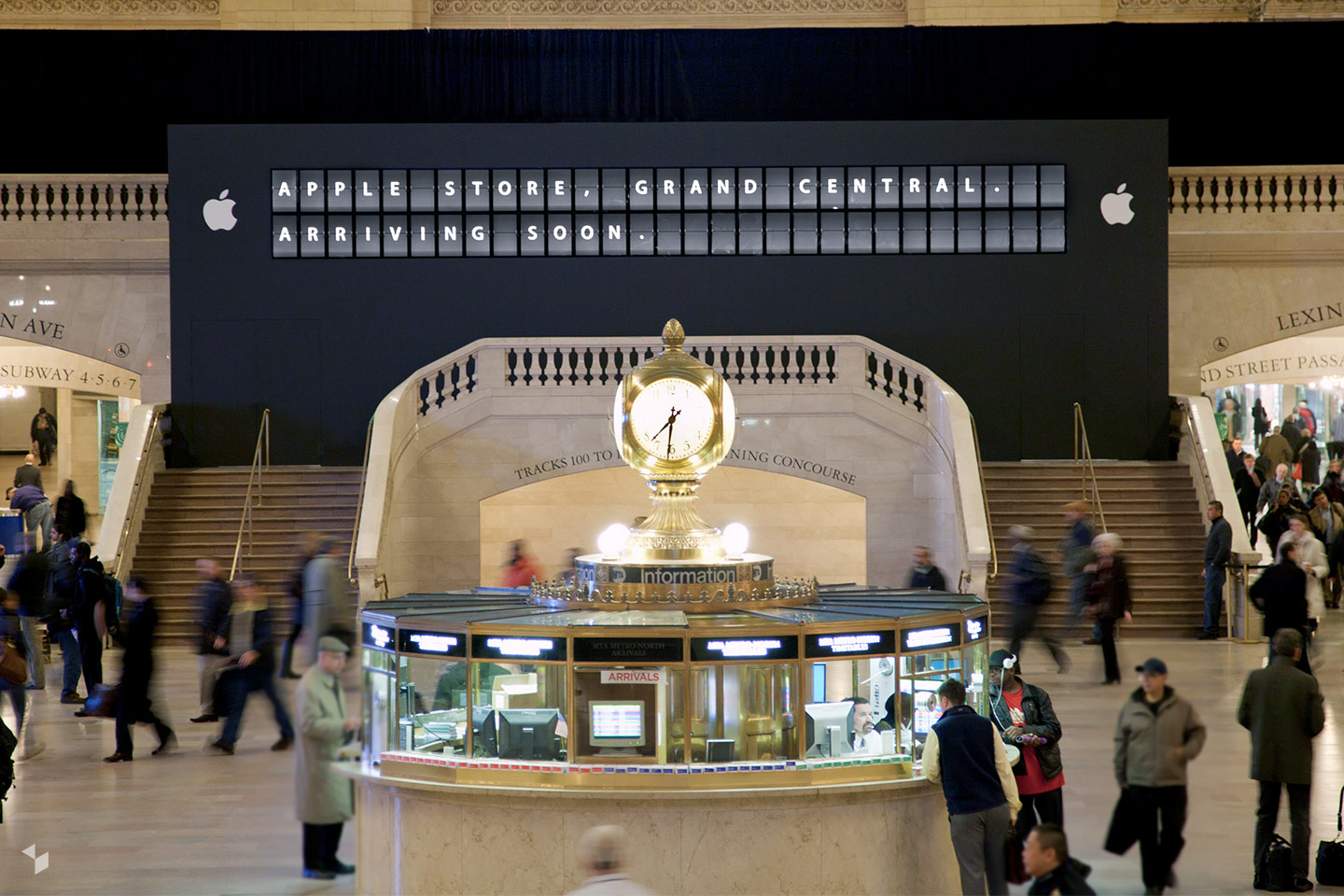 Apple Grand Central in New York City (USA) eröffnete am 09. Dezember 2011