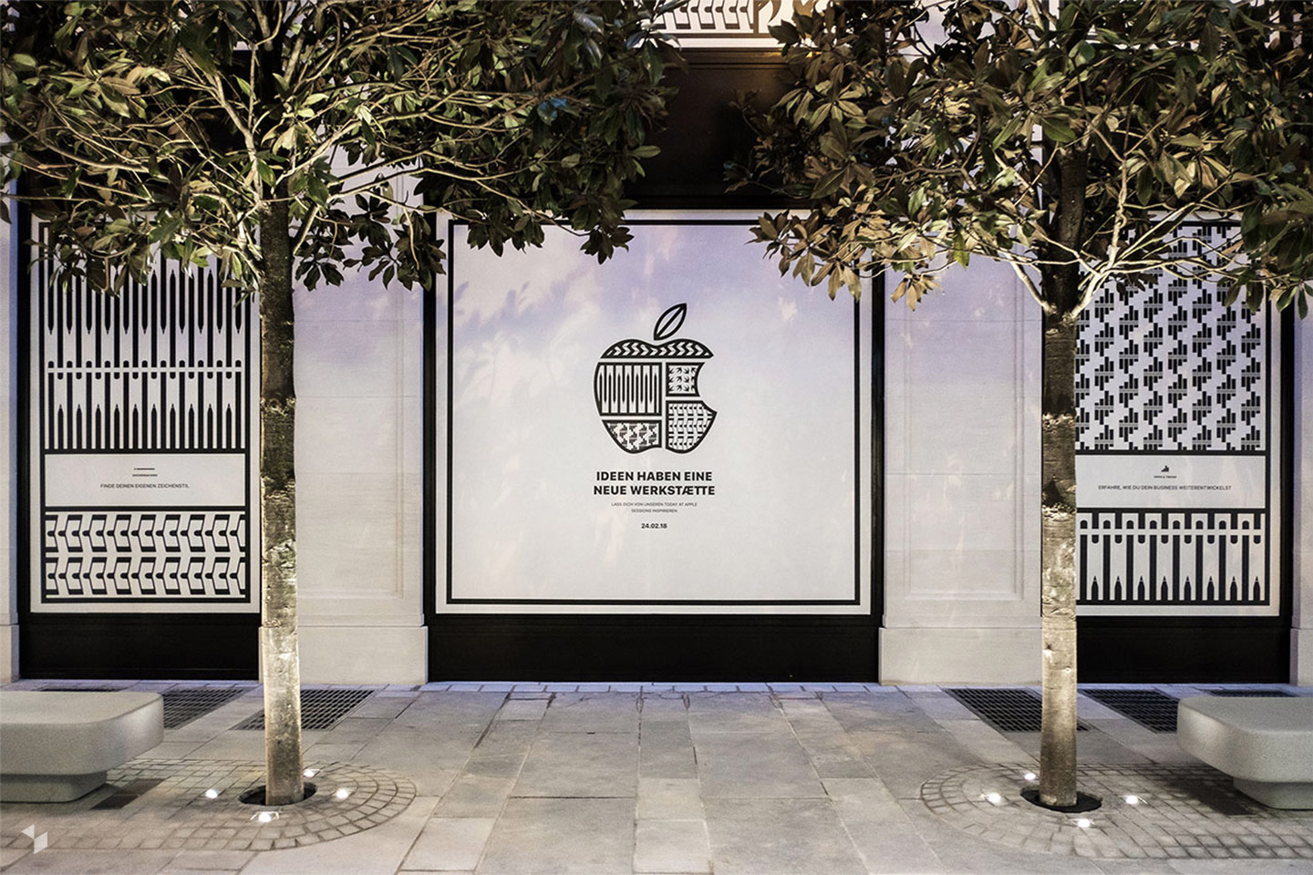 Apple Kärntner Straße in Wien (Österreich) eröffnet am 24. Februar 2018