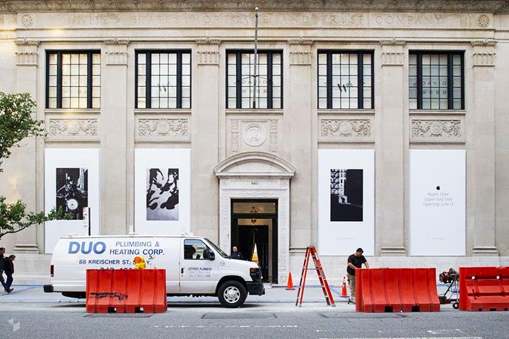 Apple Upper East Side in New York City (USA) eröffnete am 13. Juni 2015