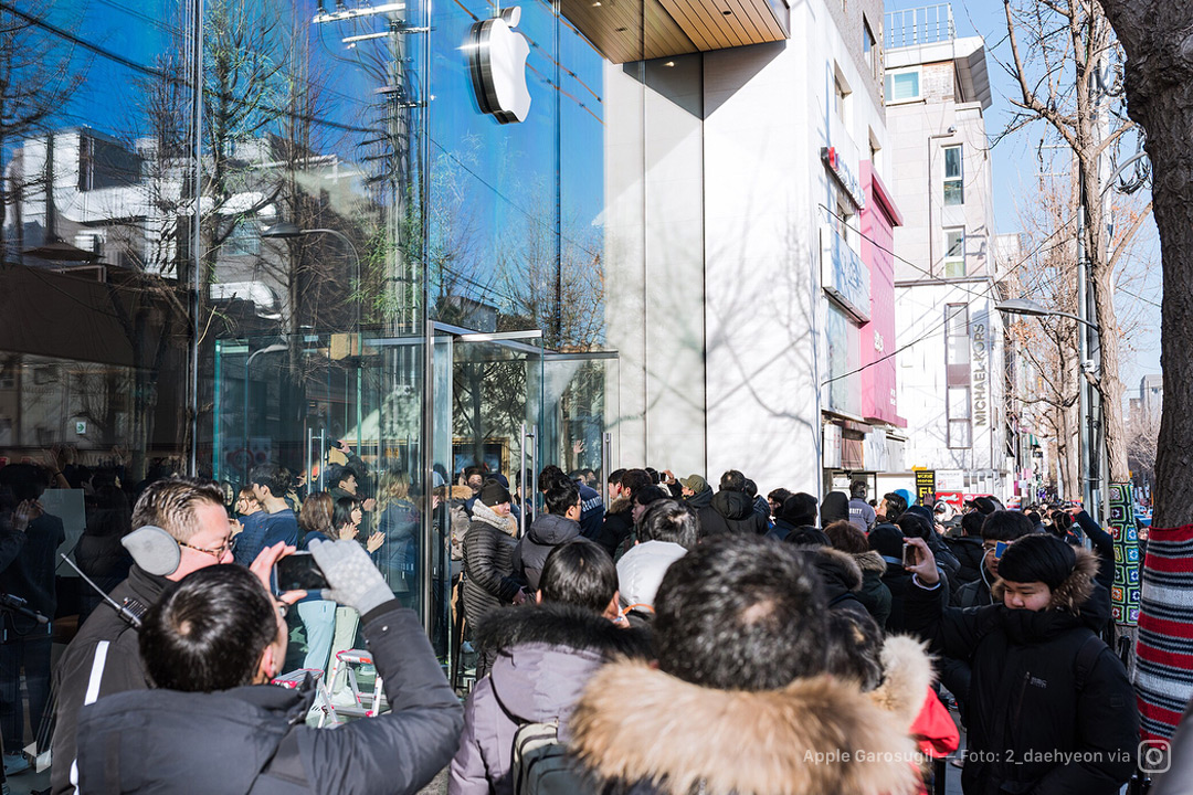 Große Eröffnung in Seoul: Apple Garosugil