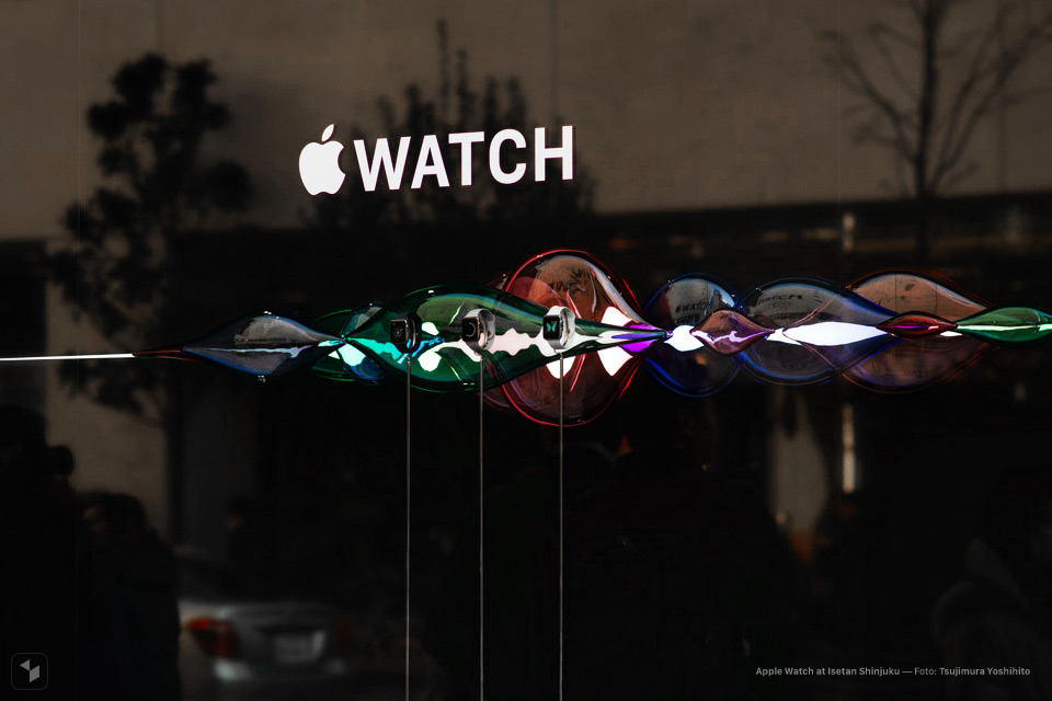 Apple Watch at Isetan Shinjuku in Tokio: Siri