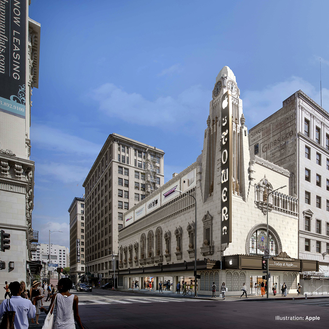Teaser: Apple gewährt Einblick in Pläne für das Tower Theater in Los Angeles